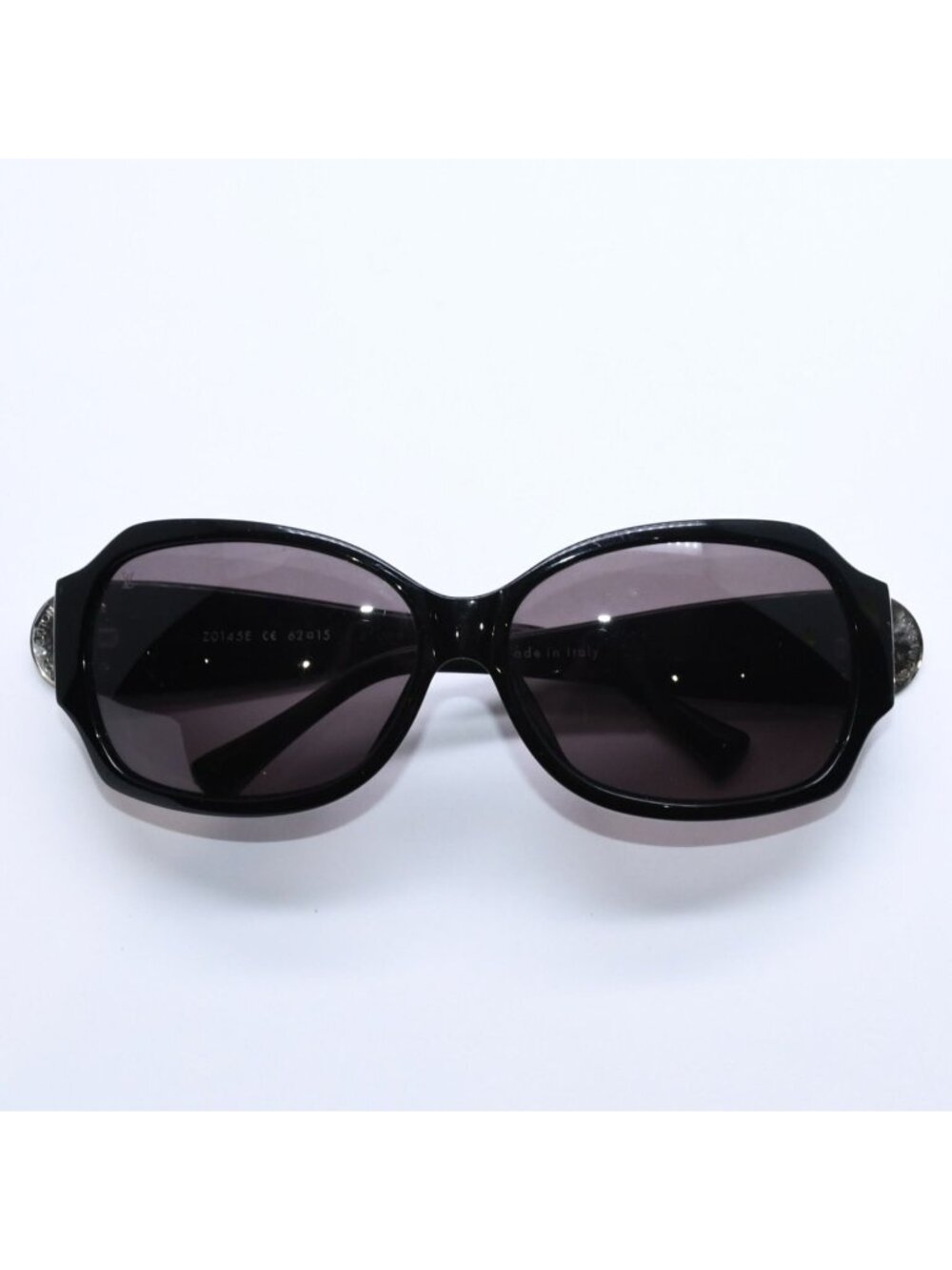 Louis Vuitton Ursula Strass Sunglasses Acetate Rhinestone Black Silver 15